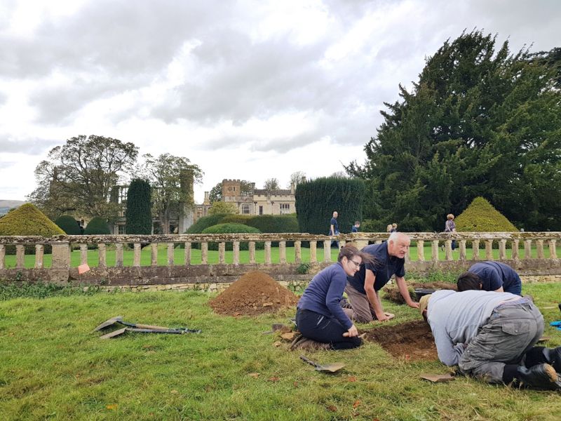 The test dig in October revealed groundbreaking discoveries linked to the Castle's past