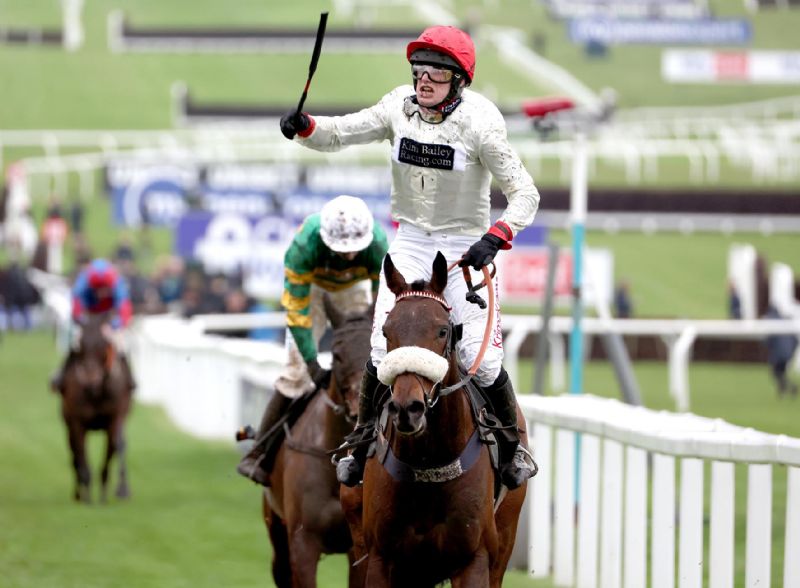 David Bass celebrates victory on Chianti Classico at last year’s Cheltenham Festival. Picture: Dan Abraham-focusonracing.com