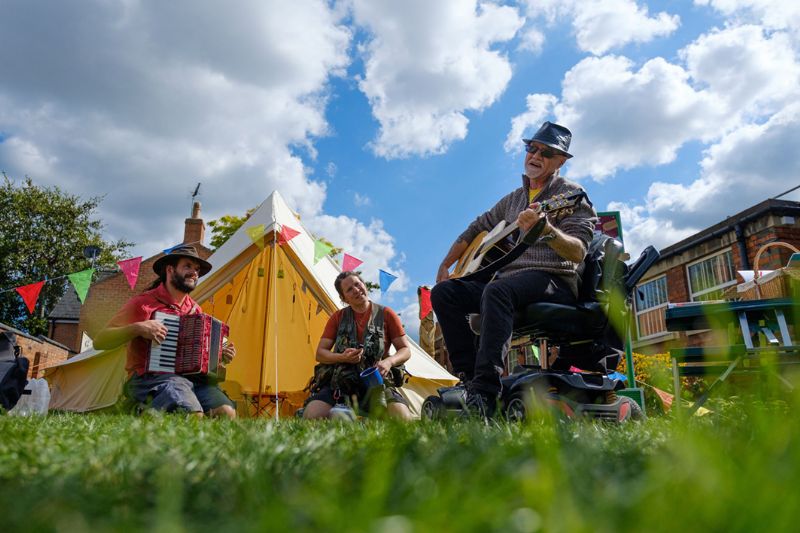 The Velcro Collective at the Gloucester History Festival. Picture: Jack Offord