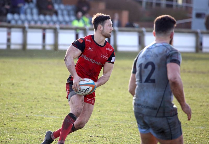 Former Hartpury fly-half Jacob Perry, now London Scottish