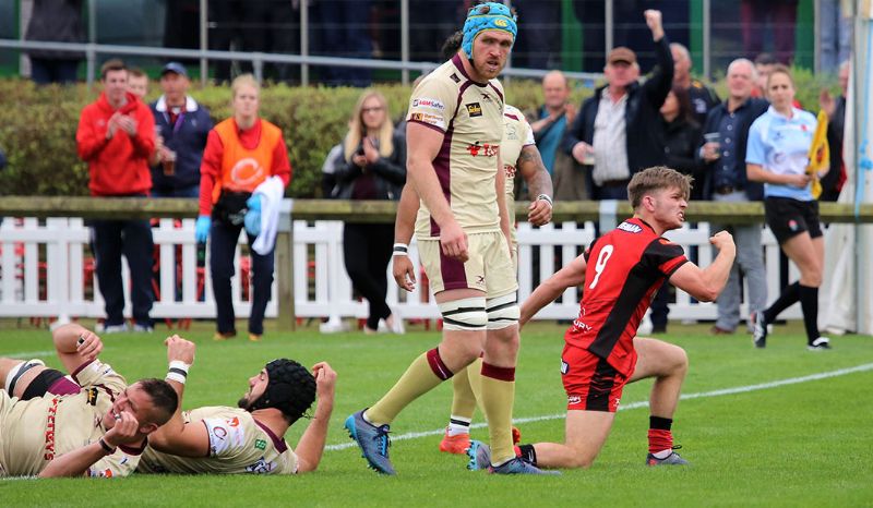 Harry Randall, now at Bristol, scored three tries for Hartpury in a bonus-point win against Doncaster last season