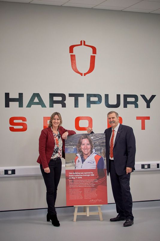 Dame Katherine Grainger and Russell Marchant