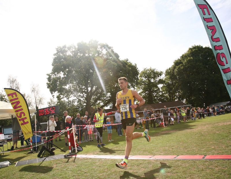 Apperley Quarter Marathon winner Steve Kenyon. Picture: Martin Griffiths