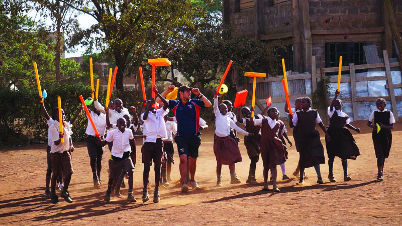 Luke Sellers has spent a lot of time in Africa working for charity