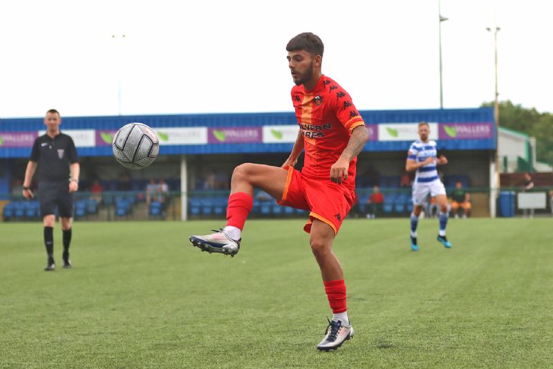 Gloucester City midfielder Lucas Tomlinson