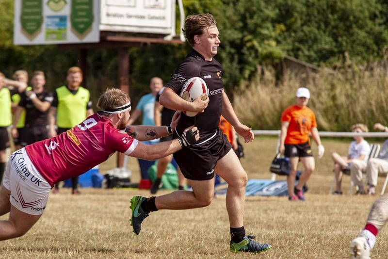 Jack Uren escapes the Vikings defence. Picture, Lewis Mitchell photography