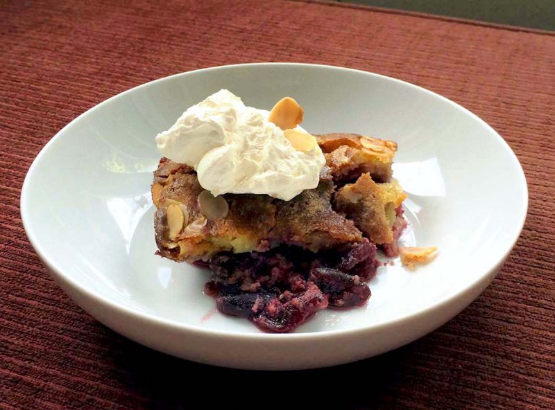 Cherry Bakewell Pudding