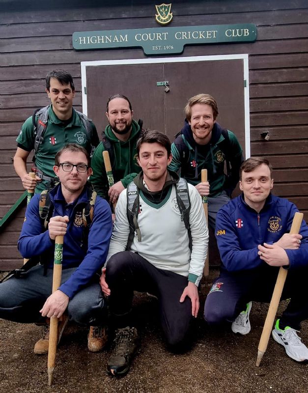 The Highnam Court strollers. Back row, from left to right: Tim Gordon, Jim Homer and Tom Holbrook. Front row, from left, Ant Gerken, Alex Howard and Jason Mosley.