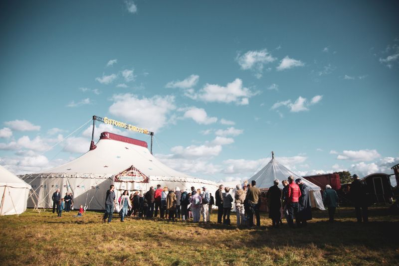 The Giffords Circus Tent. Photo: Gem Hall