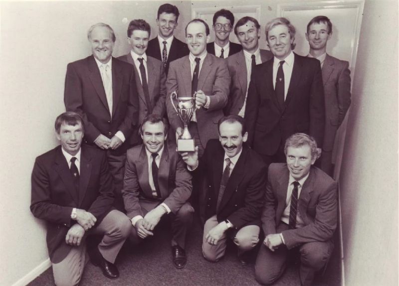 Tony Watkins back in the day (standing far left)