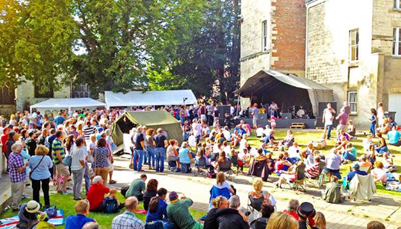 The Café René Rhythm and Blues Festival always attracts big crowds