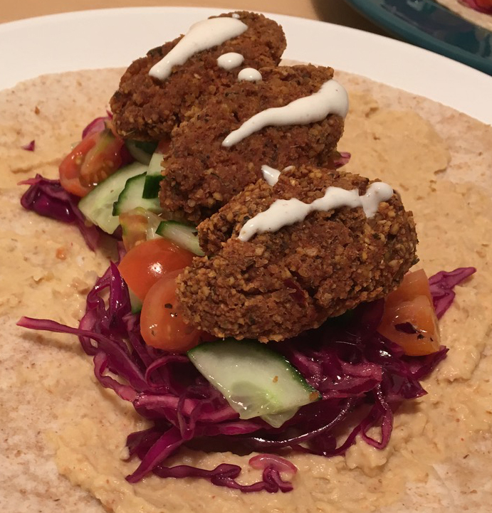 Falafel wrap