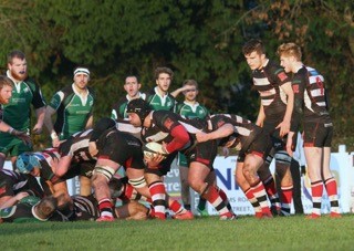 John Barker on the attack for Lydney. Picture, Colin Henderson