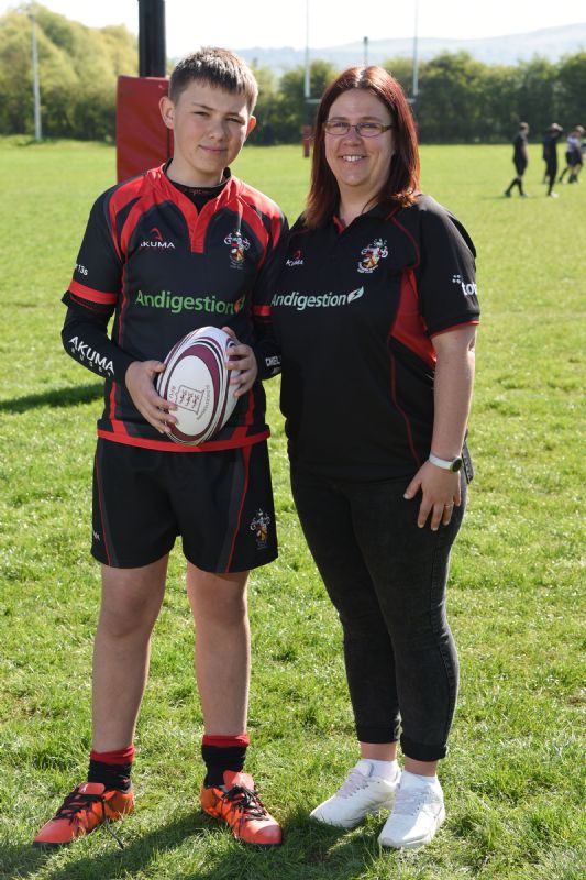 Emma Jones with her son, Olly