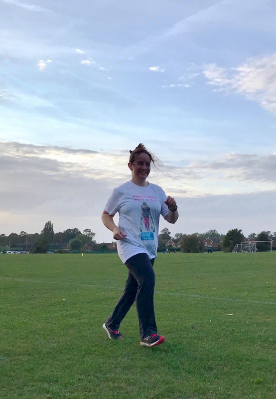 Tanya Cross-Walton is preparing for the Cheltenham Half Marathon