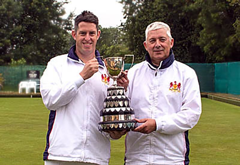 Gloucester City duo Shaun Morris and Vince Wilks were the 2017 County Pairs winners