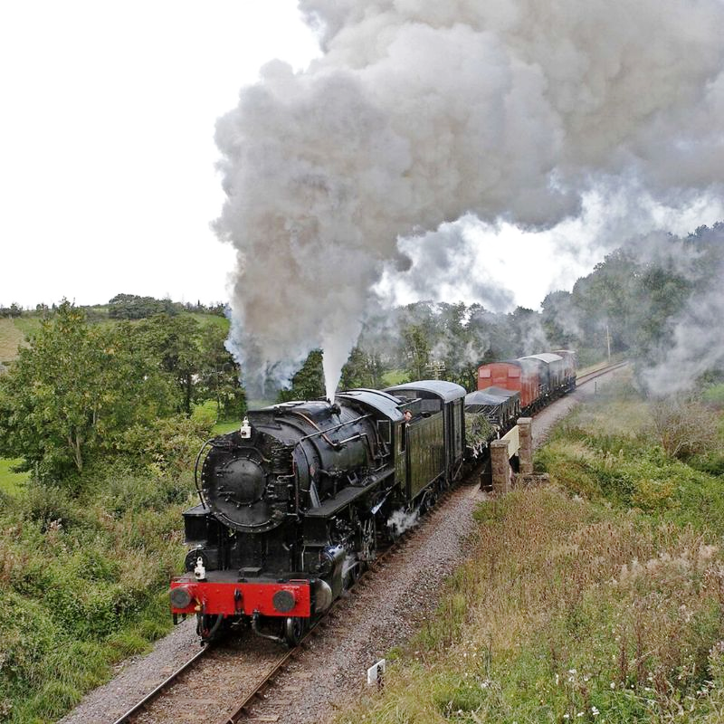 One of the locomotives that will run this bank holiday