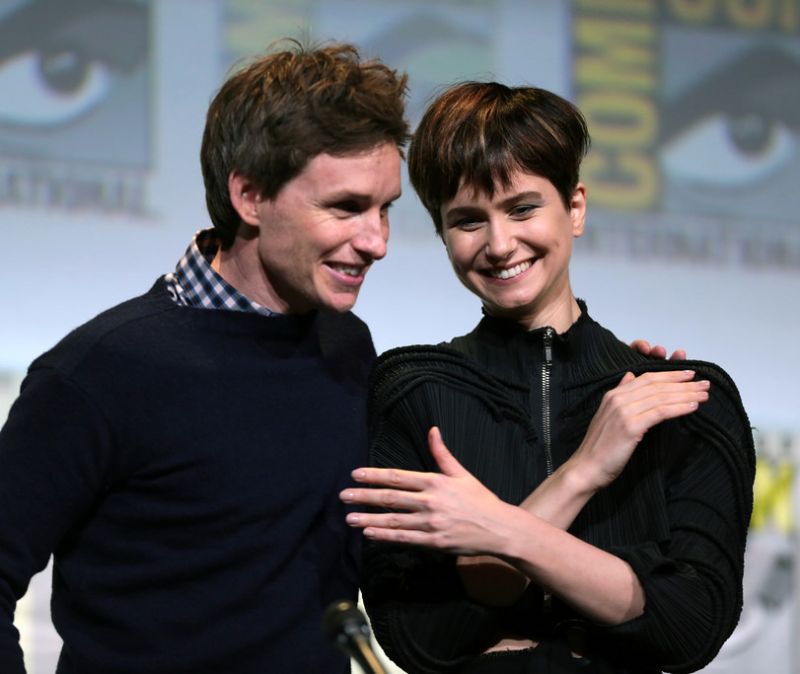 Eddie Redmayne and Katherine Waterston