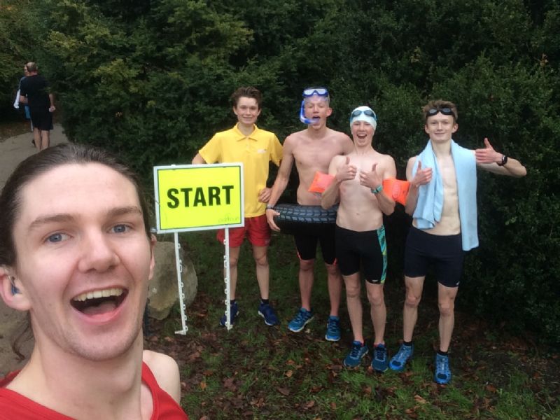 From left, Ollie Pritchard, Jacob McAdam, Luke Campbell, Ollie Campbell and Isaac McAdam