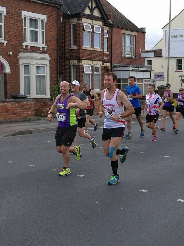 Graham Davis (in purple vest)