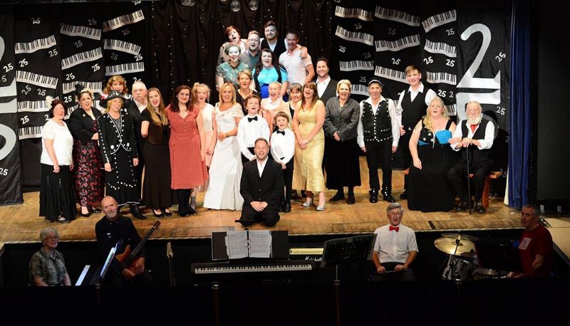 The choir after their 25th anniversary performance last autumn