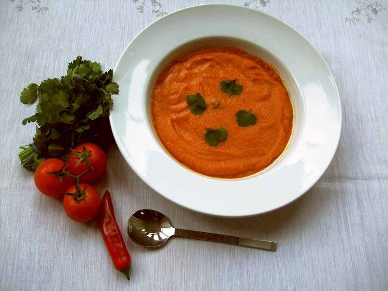 Roast Squash & Chilli Soup