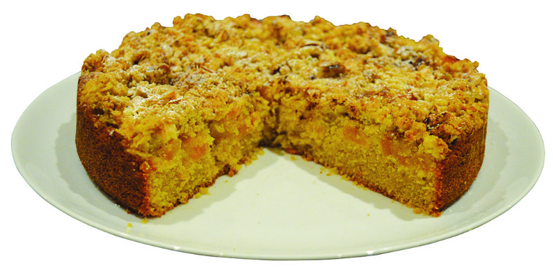 Apricot Crumble Cake