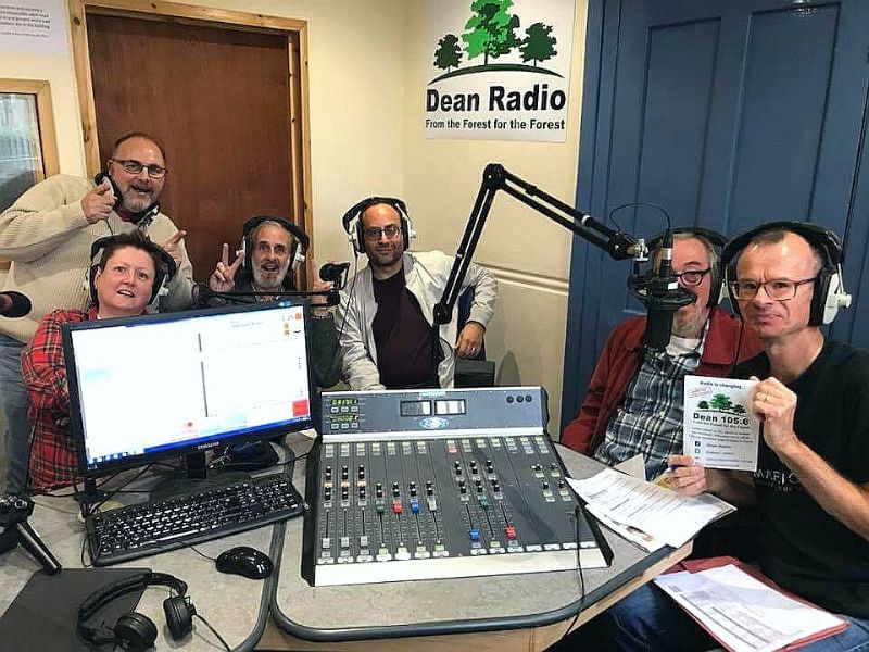 Volunteers at launch show: Roy Bardo, Amanda Cox, Alex Magill, Daniel Lander, David Edwards and Dave Jury.