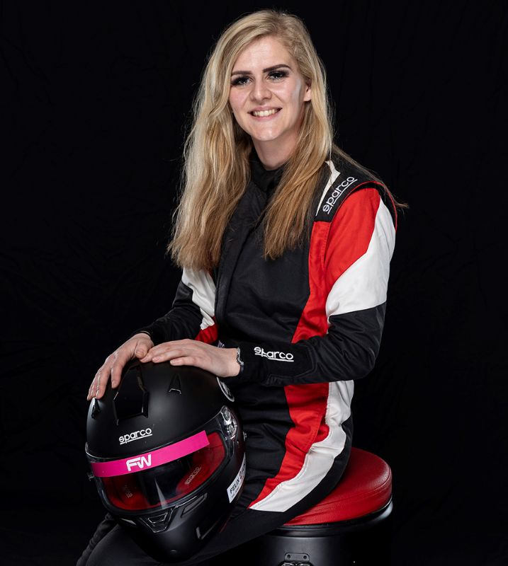 Racing driver Becky Frankland