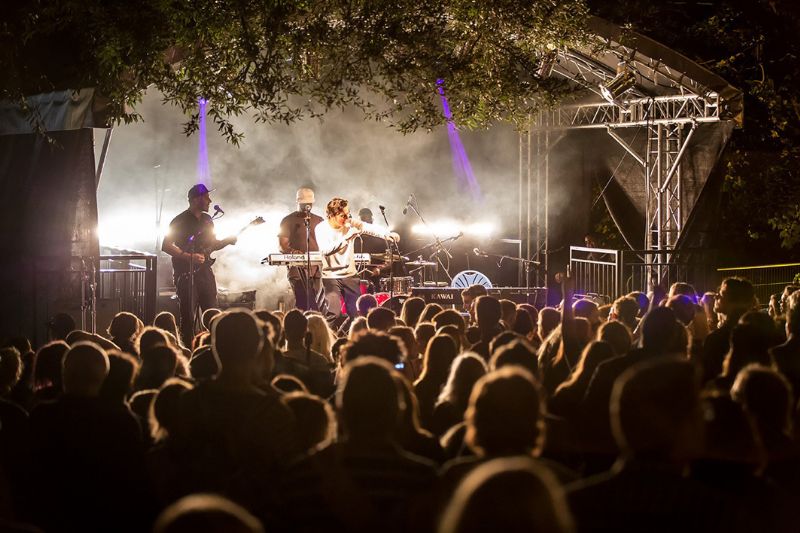 Action from the 2017 Stroud Fringe Festival