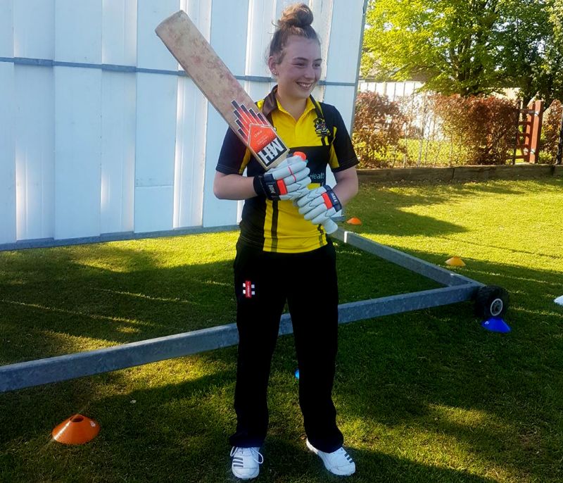 Chloe Skelton hit a fine century