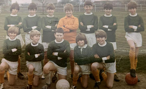 The first Cleeve Colts under-12 team from more than 50 years ago