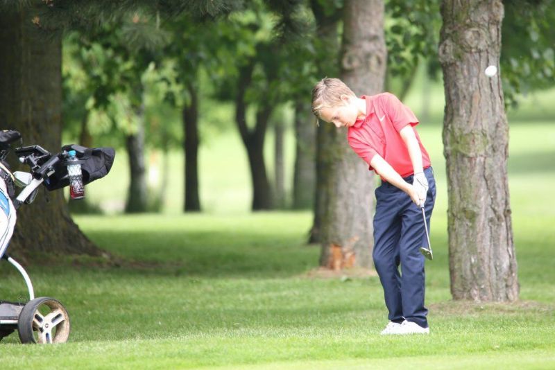 Brandon Skidmore plays golf as often as he can