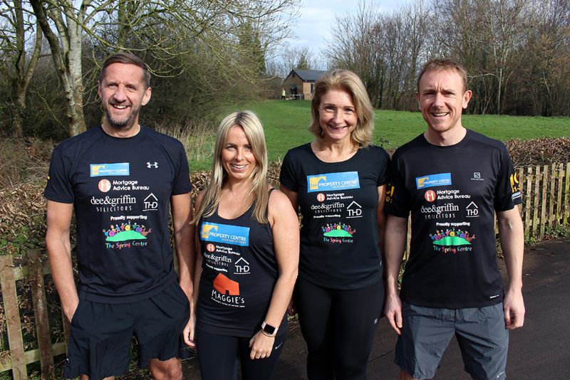 From left, Simon Trippett, Victoria Anderson, Wendy Worger and Steve Jones