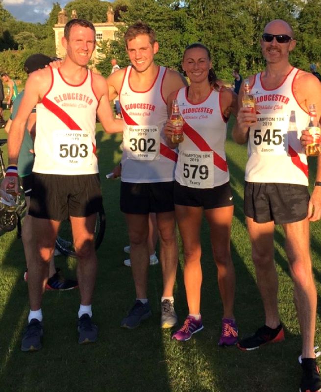 Jason Tilley, right, with fellow ‘amigos’, from left, Max Sheppard, Steve Kenyon and Tracy Hinxman