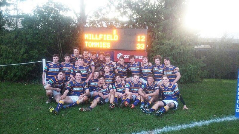 The 1st XV after their win over Millfield