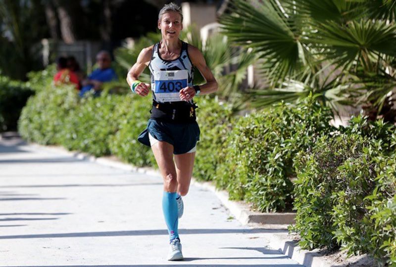 Fiona Carter competing in Mallorca. Picture, Ingo Kutsche