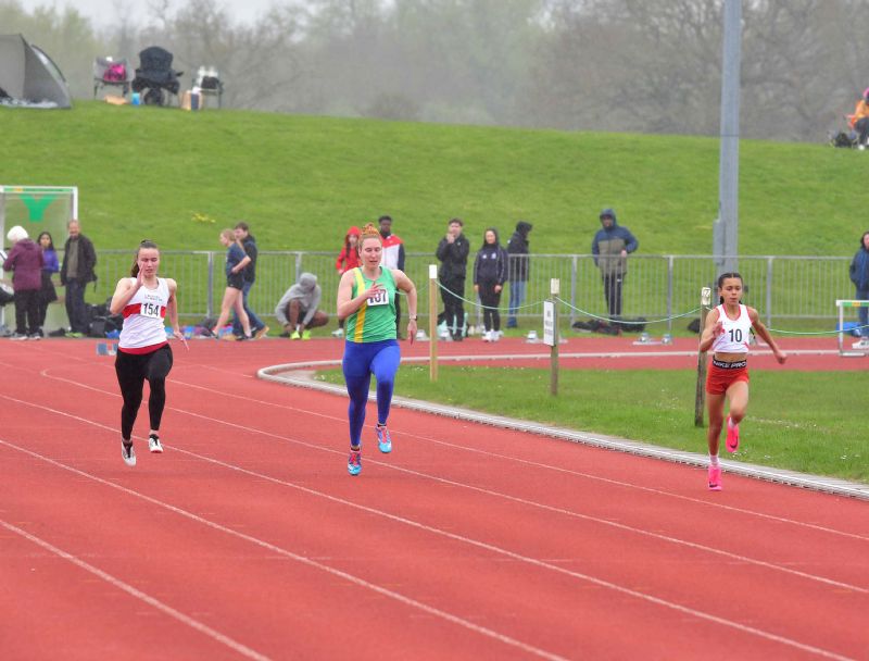 Amari Cambridge, right, has huge potential as a sprinter