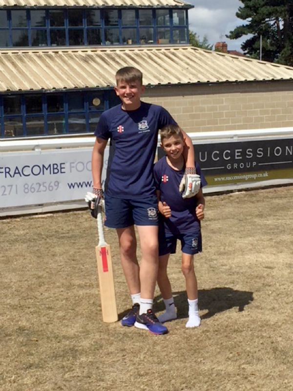 Ethan Corbett with Freddie Collinson