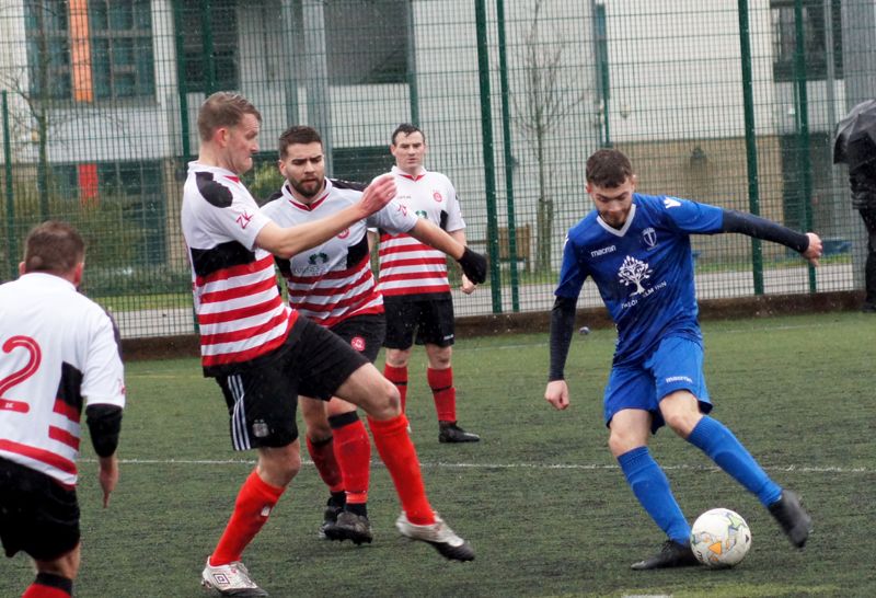 Action from St Paul’s United against Kings