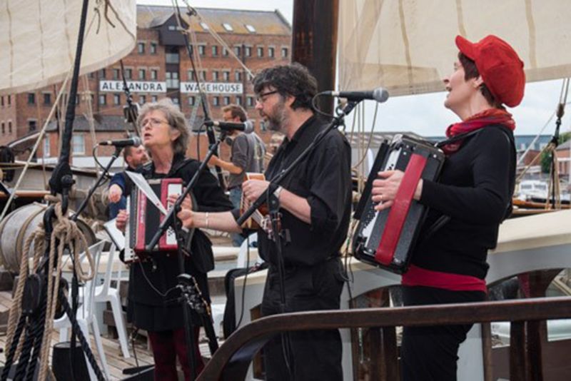 Way Out West at the Gloucester Tall Ships Festival. Picture: Tina Dorner