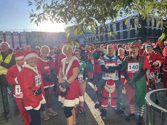 The Santa Fun Run has become a big part of the festivities in Gloucester