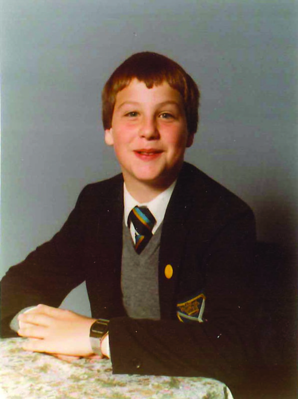 Steve Pickering at the age of 14