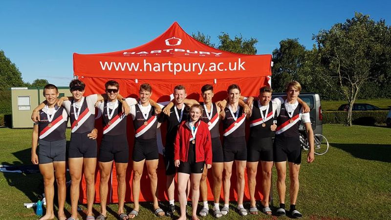 The Hartpury boys’ eight