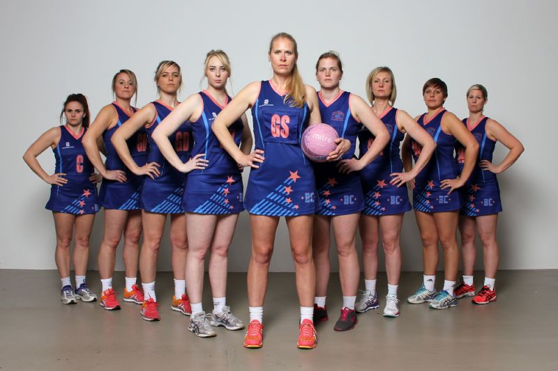 Rachel Ballinger, Claire Emms, Anneka Lange, Claire Nowacki, Jo Franklin, Niki Clarke, Sammy Saville, Rachel Aboud and Kate Roby