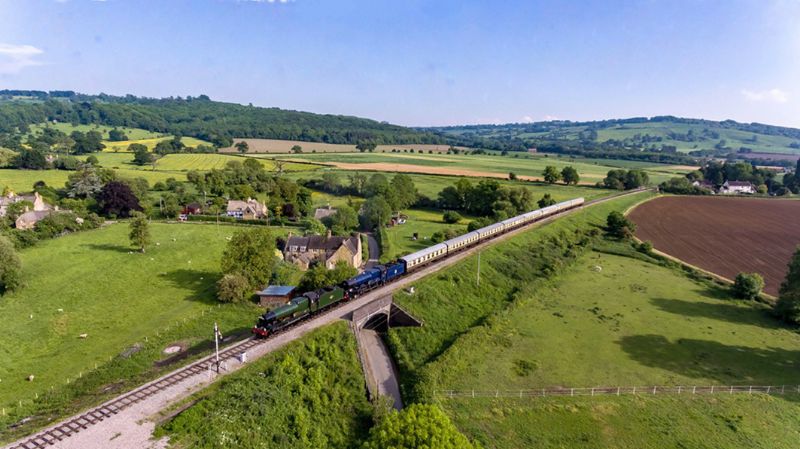 The GWSR opened the Broadway station last Easter