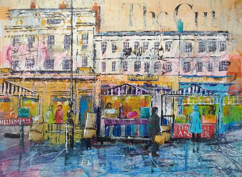 Cheltenham Promenade, Farmers Market’ by Jill Hammond