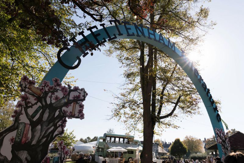 The Literature Festival brings authors and visitors from all over the world to Cheltenham