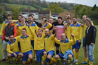 Falcons celebrate their title win