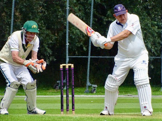 England Over 70s skipper John Evans. Picture: Mark Watkins